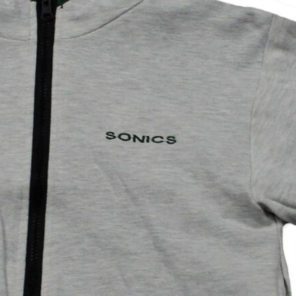 NWOT Seattle Supersonics NBA Reversible Jacket Green/Gray Youth 4/5 or 6/7 - Picture 6 of 8